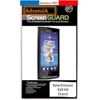 3 FILM PROTECTION SONY ERICSSON XPERIA X10 HD X10HD [Appareils électroniques]