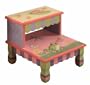 Teamson Magic Garden Step Stool Hand Painted