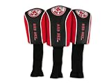 Boston Red Sox 3 Pack Mesh Longneck Headcover Set