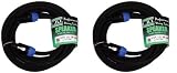 CBI SNN122-25 Speakon Cable Heavy Duty 12 Gauge Unshielded Round, Includes Two Cables