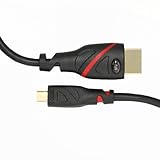 Mediabridge Micro-HDMI to HDMI Cable with Ethernet - (6 Feet) - FLEX Series High Speed