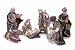 Aace Trading-porcelain Nf0555-2 Fabric Nativity Set