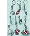 Quality, Realistic and Life-like Key Chains - Dolphin, Shark, Manatee, Sea Turtle, Stingray, Moray Eel, Scuba Tank, scuba dive diving diver key chain scuba gear dive gear hammerhead shark teeth jaws ocean sea clown fish dive flag