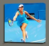 Ana Ivanovic Digital Oil Painting on Canvas Mounted W Gallery Wrap Style Framing 24X24X1.5
