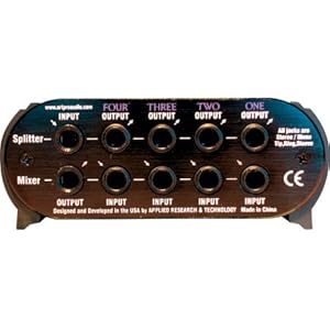 ART SPLITMix4 Passive SplitterMixer 4 Stereo Input CH Passive Design Over 90dB of Attenuation