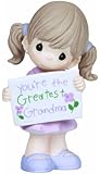 Precious Moments Figurine, Girl Holding Greatest Grandma Sign