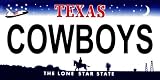 LP-2060 Texas State Background License Plates - Cowboys