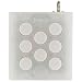 Mugen Pop Pop Endless Bubble Popping Keychain Ice (Clear White)