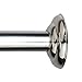 Zenna Home 648SS, Builder Shower Curtain Rod, 41 to 72-Inch, Chrome