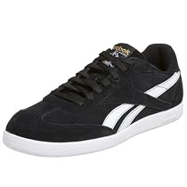 Reebok Men's Classic Vienna Sneaker,Black/White/Gold,9 M