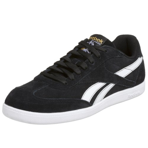 Reebok Men's Classic Vienna Sneaker,Black/White/Gold,9 M