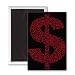 Dollar People Icon, 2006 (digital) by.. - 3x2 inch Fridge Magnet - large magnetic button - Magnet