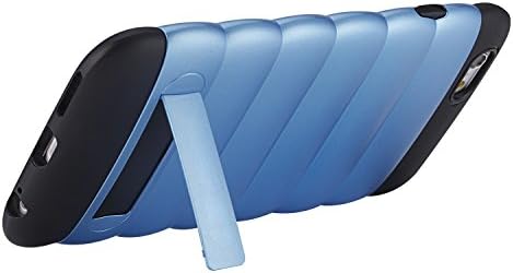 Ultra Slim iPhone 6 Protective Caterpillar Bumper Case with Kickstand (4.7 Inch) By UGAME, Heavy Duty Dual Layer Hybrid Soft TPU and Plastic Shockproof 4.7 Inch Cover for Apple iPhone 6/ 6S (blue)