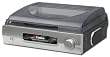 Steepletone Retro Stereo Turntable Record Player - Silver