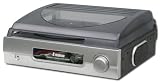 from Steepletone Steepletone Retro Stereo Turntable Record Player - Silver Model ST918 SILVER