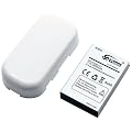 Pocket WiFi�̃o�b�e���[���p���[�A�b�v�@eXt-Power  EMOBILE PocketWiFi D25HW & SoftBank C01HW�p 3600mAH ��e�ʃo�b�e���[�@EXT-E5830XL �����o�b�N�J�o�[�t��
