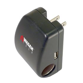 Cell Phone/PDA Traveler's Adapter with USB