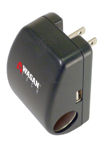 Cell Phone/PDA Traveler's Adapter with USB