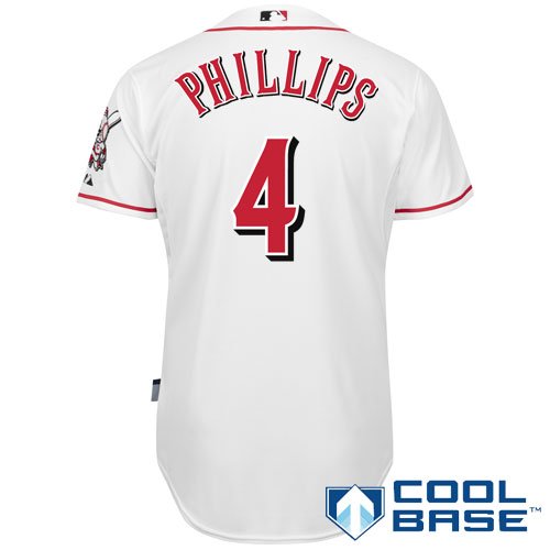 Cincinnati Reds Authentic Brandon Phillips Home Cool Base Jersey