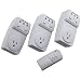 DSI Outlet Wireless Remote Wall Outlets, 3 Outlets with 1 Remote
