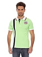 Geographical Norway Polo Manga Corta Kadford Ss Men 402 (Verde/Marino)