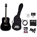 Peavey Electric Acoustic Guitar Full Pack with GT5 - Black (00568350)