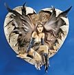 medieval fairy mistress gothic valentine sculpture