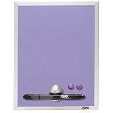 (Price/EA)Magnetic Dry Erase Board, Aluminum Frame,8-1/2x11,Purple