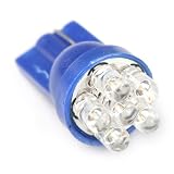 Car LED T10 Wedge 6 LED Blue