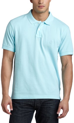 Timberland Men’s Solid Pique Polo,Angel Blue,Small