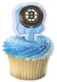 NHL Boston Bruins Cupcake Toppers - 24 Picks - Eligible for Amazon Prime!