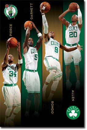 (22x34) Boston Celtics Team Sports Poster