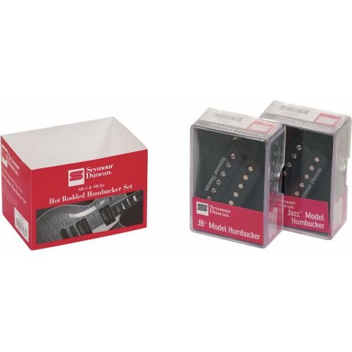 Seymour Duncan Hot Rodded Guitar Humbucker Pickup Set (with SH2 Jazz and SH4 JB Guitar Pickups)
