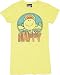 Junk Food Happy Light Yellow Juniors T-shirt Tee