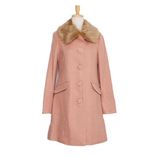 CLICK[クリック] コート レディース 全4色 2WAY アウター パール ティペット取り外し可能