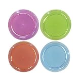 Neon Assorted Party Plates - 6 - 480 ct.