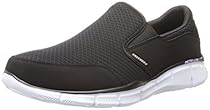 Skechers Sport Men's Equalizer Persistent Slip-On Sneaker,Black/White,6.5 M US
