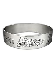Sterling Silver Celtic Hounds Of Goddess Bracelet. Made in USA.