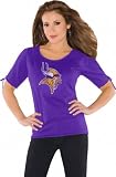 Minnesota Vikings Women's Slit Shoulder Top from Touch by Alyssa Milano