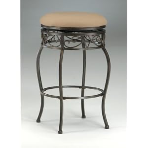 Backless Lincoln Swivel Bar Stool by Hillsdale Furniture