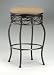 Backless Lincoln Swivel Bar Stool