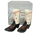 Baseball Star Western Cowboy Boot Salt & Pepper Shakers Salt and Pepper Shaker Set - 3.5 Inch Tall S&P