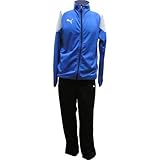 Puma Boy's BTS Poly Open Track Suit - Blue/White/Black, Size 140