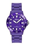 s.Oliver Unisex-Armbanduhr Medium Size Silikon violett Analog Quarz SO-1988-PQ