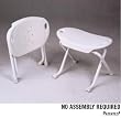 Spacesaver Foldable Bath Bench