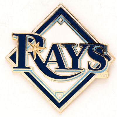 Tampa Bay Rays Cloisonne Pin w/Jewelry Card