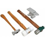 4 Ball Pein Nylon Chasing Hammers Anvil Metalsmith Tool