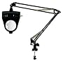 (AS)4" Dia. Illumintd. Magnif, 110V Desk Lamp, Glass Lens