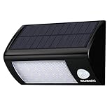 suaoki ソーラーライト　センサーライト　太陽光発電　28LED　明暗センサー　人感センサー付き　簡単設置　防水　庭　ガーデン　玄関　屋外照明　防犯など