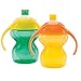 Munchkin Click Lock Bite Proof Trainer Cup, Green/Yellow, 7 Ounce, 2 Count